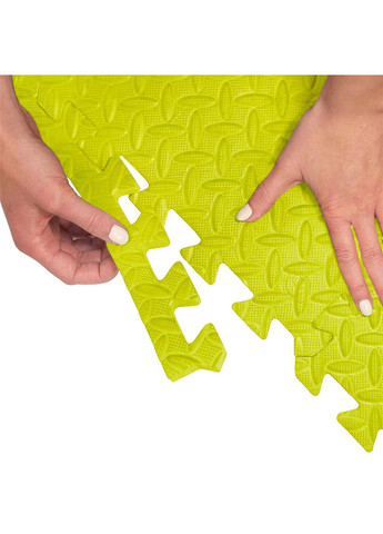 Коврик пазл (татами) 4 шт. 120x120x1 см XR-0236 Желтый Cornix (352475242)