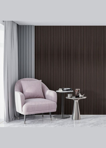 Рельс декоративная стеновая венге 3000х160х23мм SW-00001537 Sticker Wall (327089645)