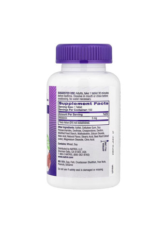 Melatonin 5mg - 150 tabs Natrol (369398168)