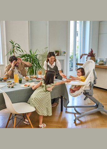 Кроватка-стульчик 5 в 1 Baby Hug Pro, бежевая Chicco (297869559)