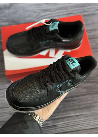 Чорні Осінні кросівки чоловічі nike air force 1 07 low gs space jam найк аір форс 1 преміум No Brand