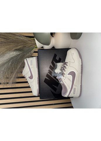 Бежеві кросівки чоловічі nike sb dunk low x supreme beige | найк сб данк супрім низькі бежеві демісезон No Brand