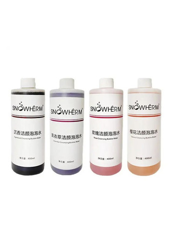 Очищаючий бульбашковий (пінний) розчин з есенцією Троянди (400 мл.) SNOWHERM (341327323)