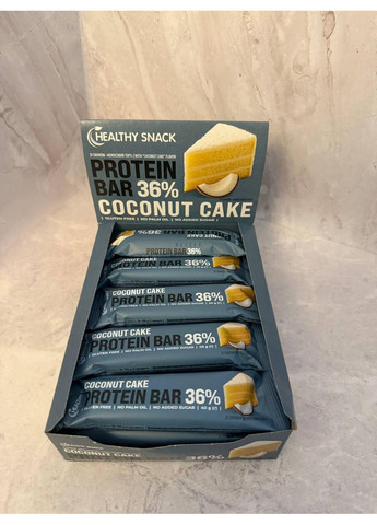 Протеиновый батончик со вкусом «Кокосовый торт» 36% протеину, 40 г No Brand (371372987)