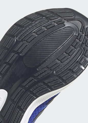 Синие всесезонные беговые кроссовки runfalcon 3 lace adidas