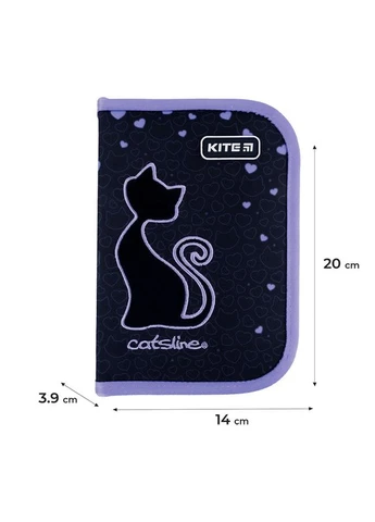 Пенал " " /K24-621-3/ 1 відд., 1 відв., без наповнення 621 Catsline Catsline (67000) (1/48) Kite (367751317)