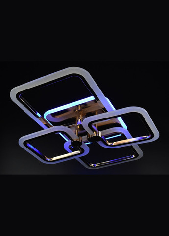 Люстра светодиодная потолочная LED светильник для квартиры на потолок лэд с пультом 26945 Золото 11х48х60 см. Sunnysky (364760463)