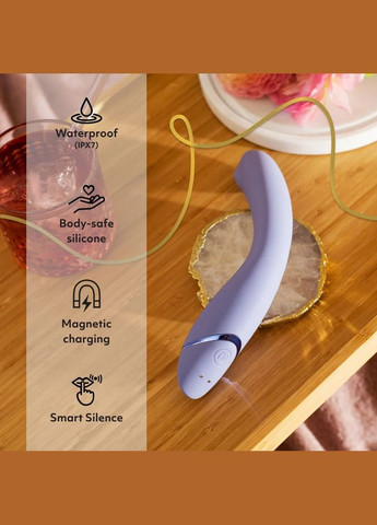 Вибратор для точки G c вакуумной стимуляцией OG Aubergine Womanizer (298919073)
