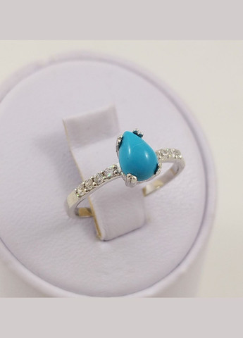 Каблучка срібна з бірюзою 1080-бр Shatlen Каблучка (346488838)