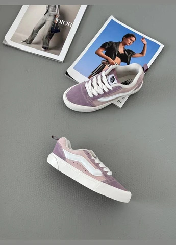 Кроссовки осень/весна Vans No Brand KNU Skool фиолетовые всесезоны (304253185)