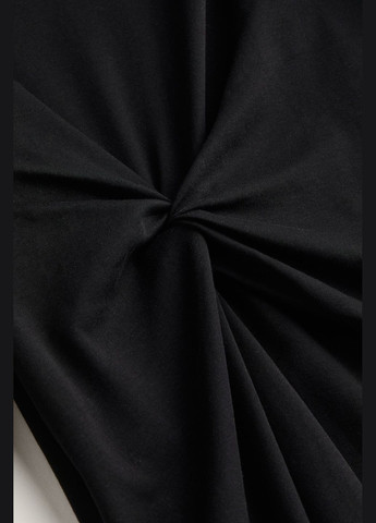 Черное повседневный платье H&M однотонное