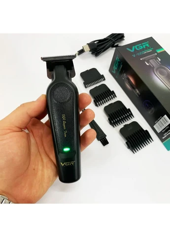 Аккумуляторная машинка для стрижки VGR V-995 + 4 насадки, 2000 мАч, USB No Brand (385233054)