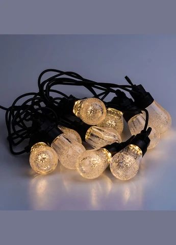 Ретро гірлянда 5 метрів вулична світлодіодна 10 LED із захистом від вологи 1733075Y Garlando (305405946)