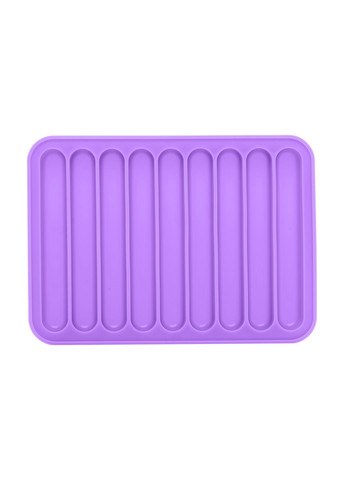 Форма силиконовая для выпечки хлебных палочек Гриссини15х11х1 см Фиолетовый A-Plus (294908833)