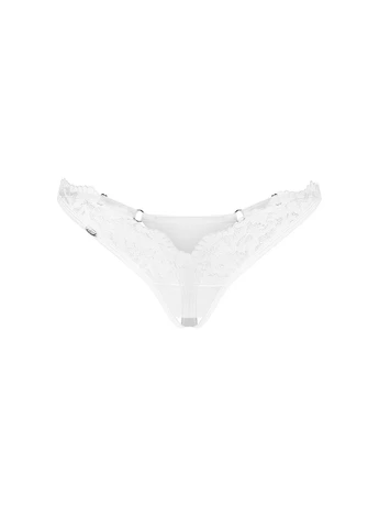 Трусики Arrowel White crotchless thong 2XL/3XL Obsessive (366962535)