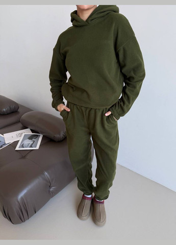 Базовый флисовый костюм с худыми и джогерами Adelante (316354757)