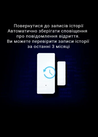 Датчик відкриття дверей / вікон DW2-RF - 433МГц RF Sonoff (300523966)