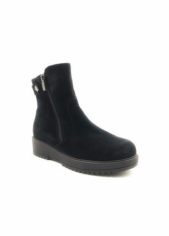 Жіночі черевики зимові чорні замшеві FS-17-15 25 см (р) Foot Step (259299510)