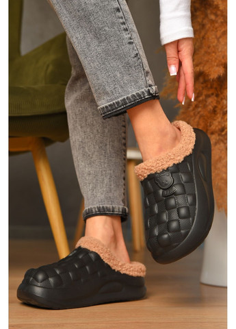 Калоші без задника утеплені чорного кольору Let's Shop (366547548)