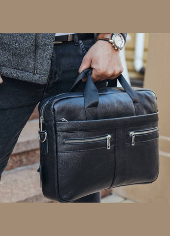 Мужская сумка для ноутбука и документов черная SK N8256 Tiding Bag (341309387)