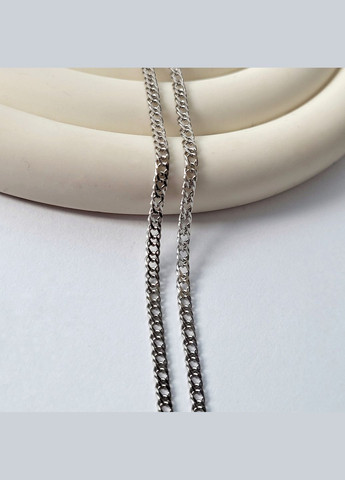 Срібний Ланцюжок ланцюг Плоский Ромб см срібло 925 проби Родоване 3.30 г 811р1/55 No Brand (306854694)