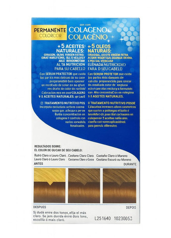 Фарба для волосся Permanente Colorcor Світло каштанове Deliplus (370162343)