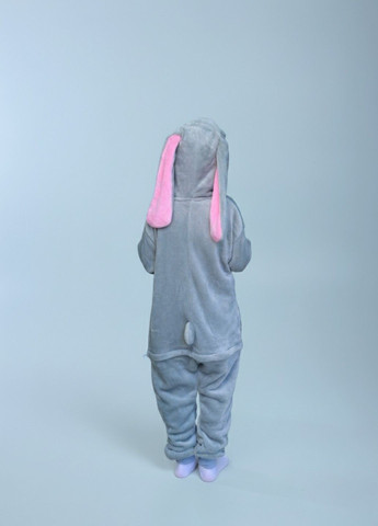 Кигуруми пижама Зайчик Кролик детская серая плюшевая Lalapka (368670412)