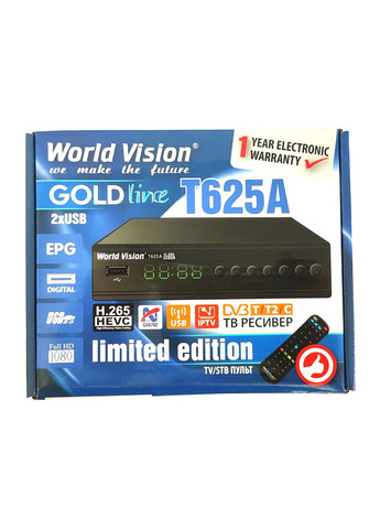 Т2 ресивер World Vision T625A (322765142)