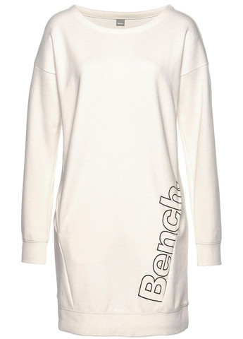 Молочное платье Bench однотонное