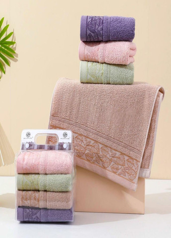 Рушник 100*50 махровий No Brand бежевий