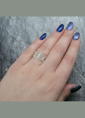 Срібна каблучка "Ажур" 18 No Brand (350667570)