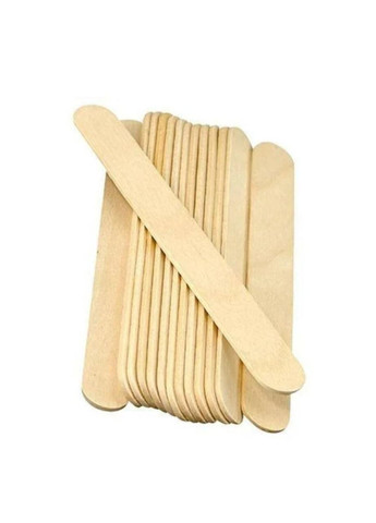 Деревянный шпатель для косметологических процедур, 10 шт (воск, парафин, шугаринг, эпиляция) Konsung Beauty (363555553)