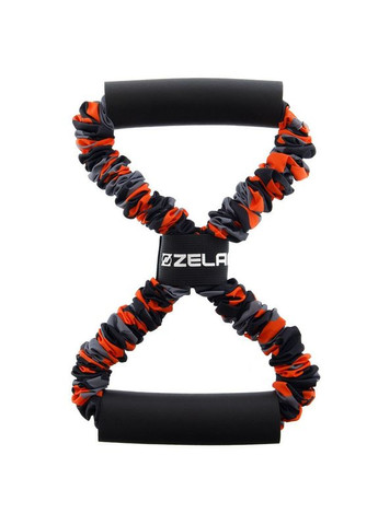 Эспандер трубчатый с ручками в защитном рукаве Восьмерка 35LB (латекс, нейлон, погрузка 16кг ) Zelart (354702961)