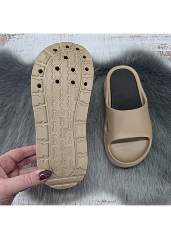 Кофейные шлепанцы женские Progress