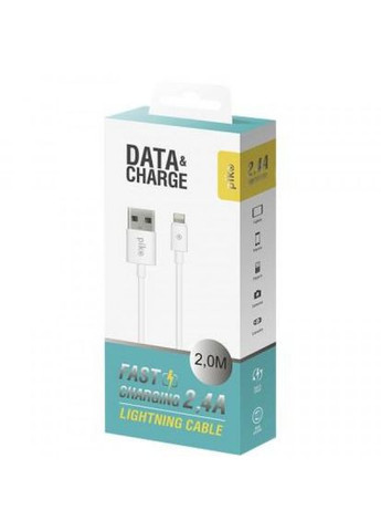 Кабель Piko usb 2.0 am to lightning 2.0m white (268143725)