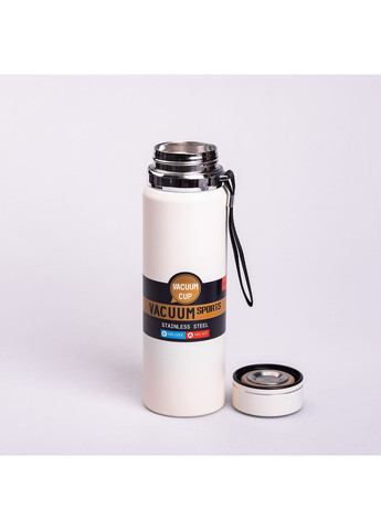 Термос Vacuum Sportsна с датчиком температуры 1 л белый Jooki (358706401)