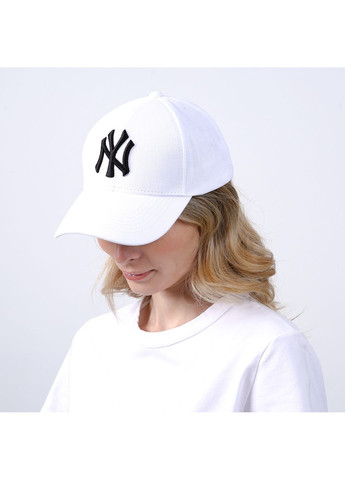 Бейсболка з регулятором жіноча котон біла ALEN LuckyLOOK 431-578 (323582332)