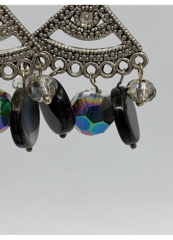 Біжутерні сережки з перламутром 47 мм Комбінований No Brand (363830021)