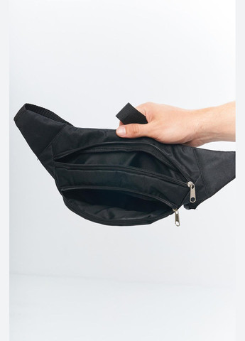 Поясные сумки бананка унисекс спортивная сумка на пояс барыжка стильная черная, лого белое No Brand (338930865)