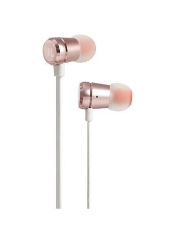 Проводная гарнитура — наушники с микрофоном T290 розовое золото. JBL (283022561)
