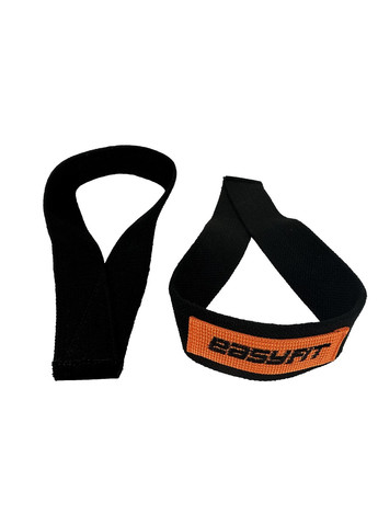 Лямки атлетические Delta для становой тяги черные EasyFit (341528864)