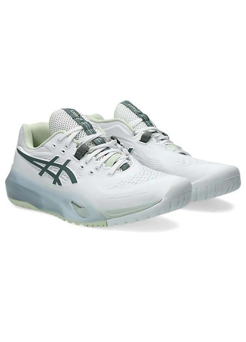 Жіночі кросівки GEL-RESOLUTION X White/Monument Blue Asics білі демісезони (367597806)