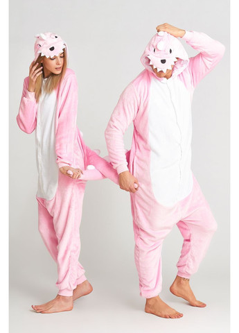 Піжама кігурумі чоловіча Рожевий дракон L (165-175 см) Jamboo (369669347)