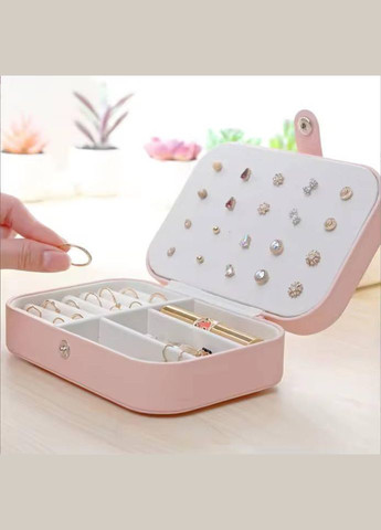 Шкатулка для украшений Органайзер для ювелирных изделий Пудровый No Brand (367908361)