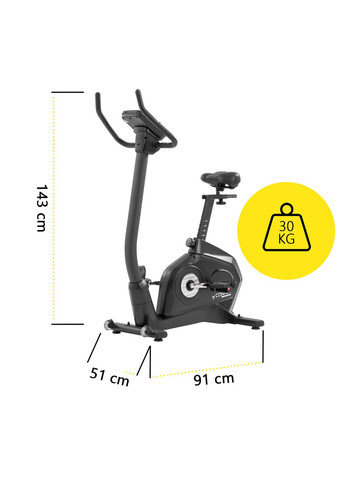Велотренажер электромагнитный Amber Black Cornix (341736877)