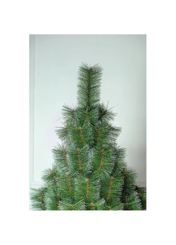 Новорічна штучна сосна Мікс засніжена 220 см Зелена 4829221400224 Siga Group (317304519)