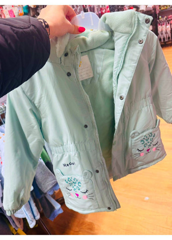 Салатовая зимняя зимняя куртка Infinity kids