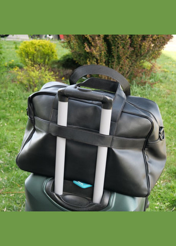 Мужская повседневная спортивная дорожная черная глянцевая сумка ToBeYou Сумка Перла (346241701)