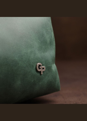 Шкіряна косметичка унісекс 11572 Зелений Grande Pelle (298920982)