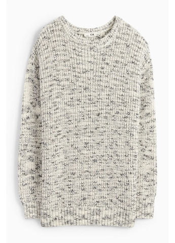 Комбинированный демисезонный вязаный свитер C&A